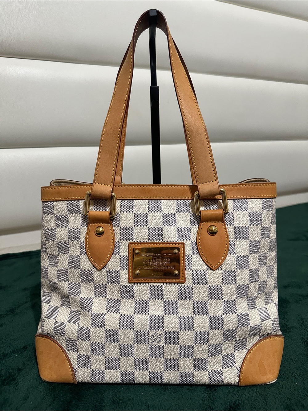 Louis Vuitton Hampstead PM Azur Tote Bag